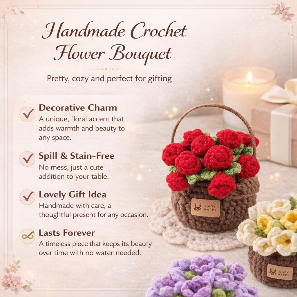 Cozy Crochet Flower Coaster