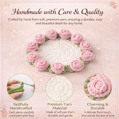 Cozy Crochet Flower Coaster